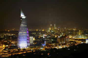 nightscape of kuala lumpur 02