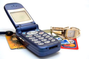 credit cards with ladies phone