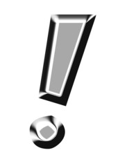 ausrufezeichen chrom