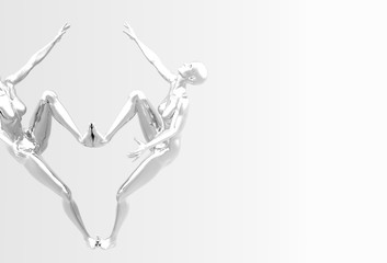 platinum girl climbing