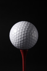 golfball auf tee