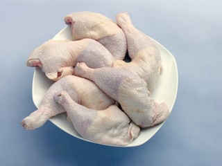 Fototapeta na wymiar fresh chicken legs