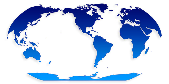 world map geoid