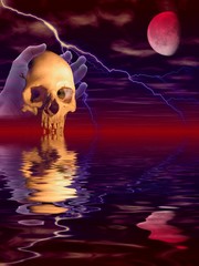 stock digital illustration of halloween concept