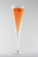 champagne & mango cocktail