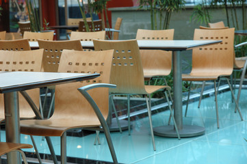  interior design of food court area