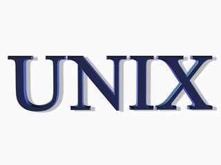 lettering: computer software unix