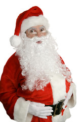 santa surprised