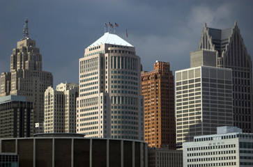 Fototapeta premium downtown detroit
