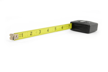 yellow measuring tape