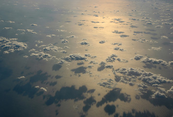 above clouds