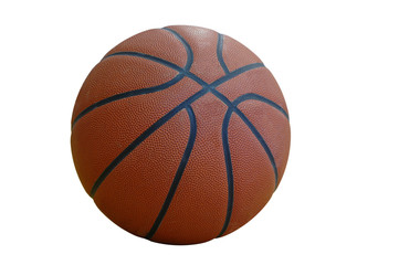 basketball with a clipping path