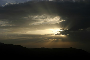 rayons du soleil
