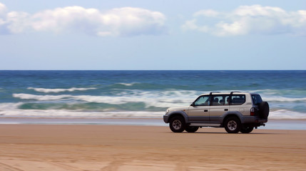Obraz na płótnie Canvas jazdy na plaży