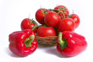 tomato and pepper