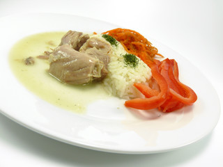 huhn mit reis