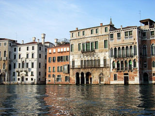 Obraz na płótnie Canvas domy w Wenecji