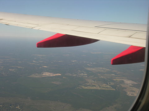 wing from air