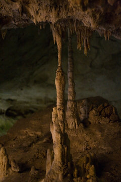 stalactites and stalagmites