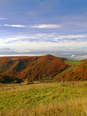 fall in mountain