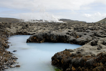 heating plant outside the blue lagoon