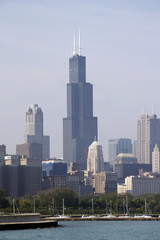 Fototapeta premium skyline von chicago soc02