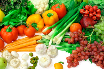 Obraz na płótnie Canvas warzywa i owoce 3 układ