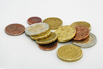 euro coins