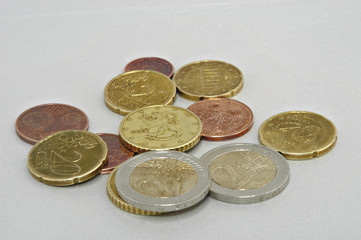 euro coins
