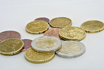 euro coins