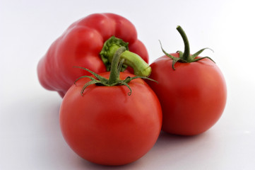 tomato and red pepper