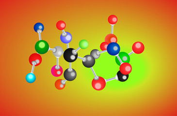 molecular structure background
