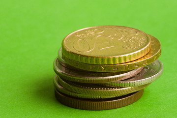few coins