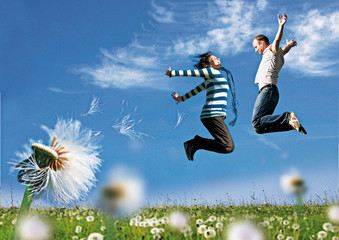 jump together