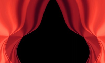  red curtain