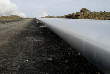 heating pipes in iceland