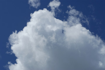 blue sky with clouds