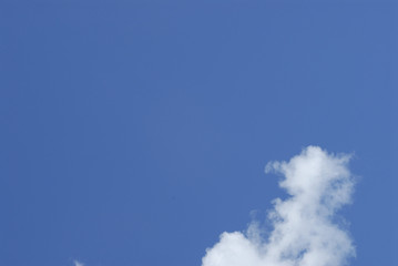 blue sky with clouds