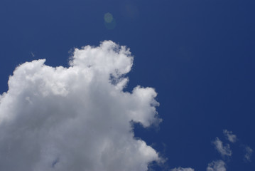 blue sky with clouds