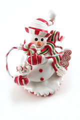 christmas decoration house - snowman