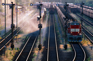 am bahnhof
