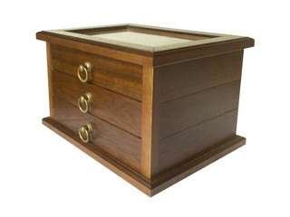 wooden casket