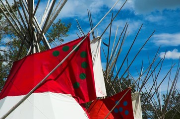 indian tepees