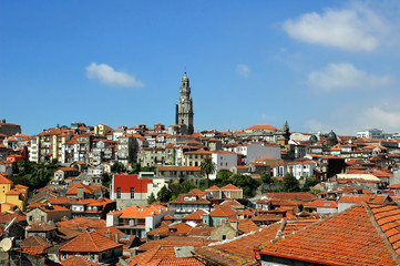 Fototapeta premium portugal, porto: red tile roofs