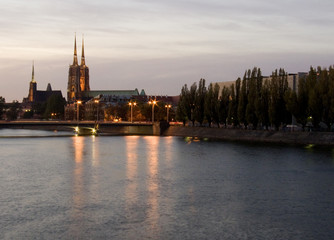 Obraz premium poland wroclaw cathedral