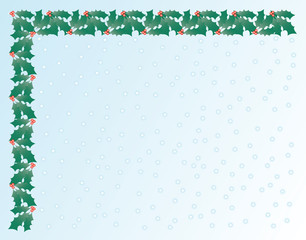 christmas holly background