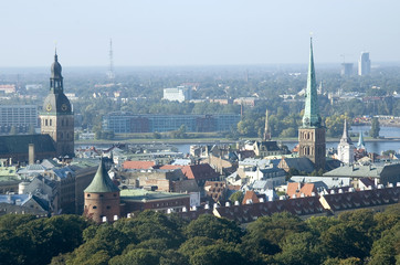 Obraz premium riga, old city