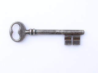 clef noire d'un vielle porte
