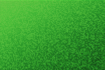 green mosaic pattern