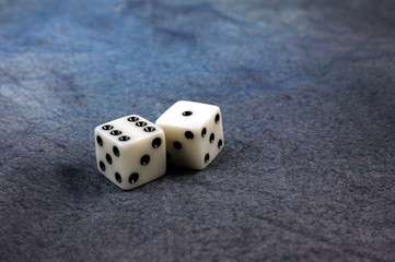 white dice
